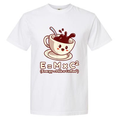 Funny Science Formula E=MC2 Energy Milk Coffee Kawaii Garment-Dyed Heavyweight T-Shirt