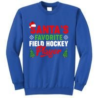 Funny Santas Favorite Field Hockey Player Christmas Funny Gift Sweatshirt