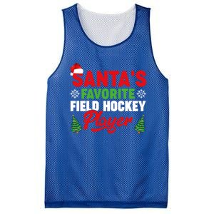 Funny Santas Favorite Field Hockey Player Christmas Funny Gift Mesh Reversible Basketball Jersey Tank