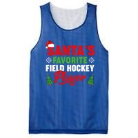 Funny Santas Favorite Field Hockey Player Christmas Funny Gift Mesh Reversible Basketball Jersey Tank