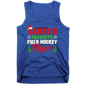 Funny Santas Favorite Field Hockey Player Christmas Funny Gift Tank Top