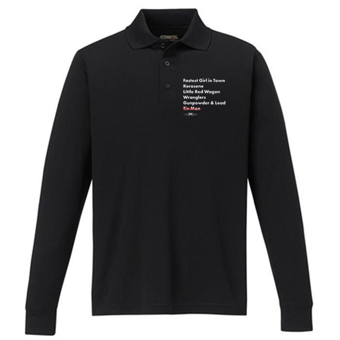 Fight Songs Performance Long Sleeve Polo