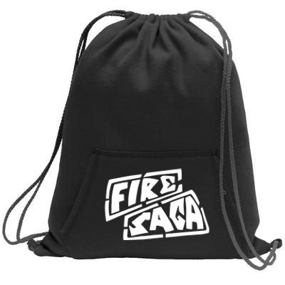 Fire Saga Sweatshirt Cinch Pack Bag