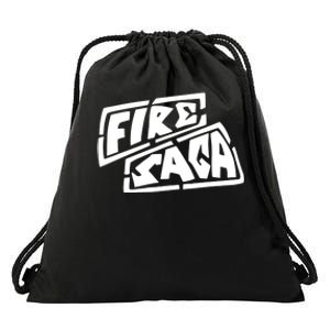 Fire Saga Drawstring Bag