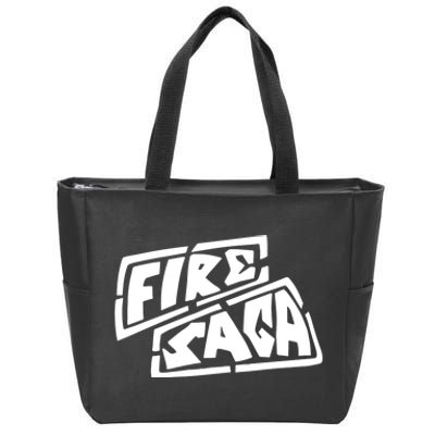 Fire Saga Zip Tote Bag