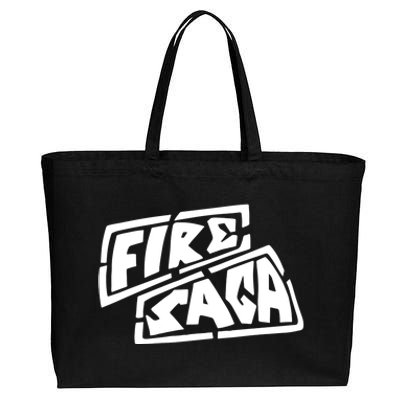 Fire Saga Cotton Canvas Jumbo Tote