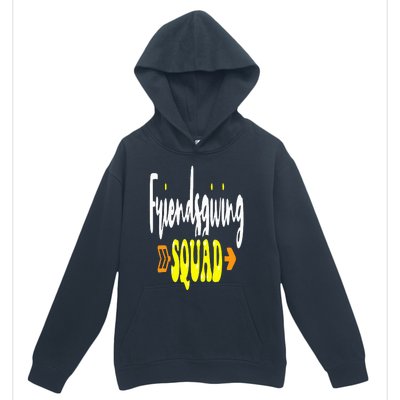 Friendsgiving Squad Funny Thanksgiving Happy Friendship Urban Pullover Hoodie