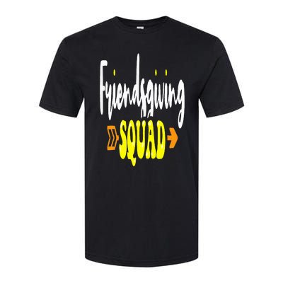 Friendsgiving Squad Funny Thanksgiving Happy Friendship Softstyle® CVC T-Shirt