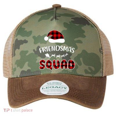 Friendsmas Squad Funny Xmas Light Family Matching Pajamas Legacy Tie Dye Trucker Hat