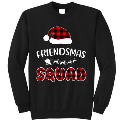 Friendsmas Squad Funny Xmas Light Family Matching Pajamas Sweatshirt