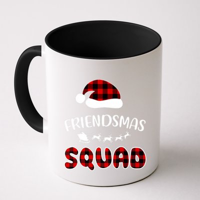 Friendsmas Squad Funny Xmas Light Family Matching Pajamas Mug