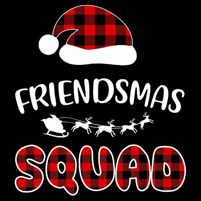 Friendsmas Squad Funny Xmas Light Family Matching Pajamas Mug