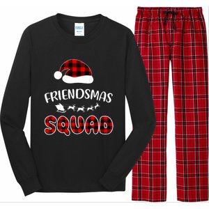 Friendsmas Squad Funny Xmas Light Family Matching Pajamas Long Sleeve Pajama Set