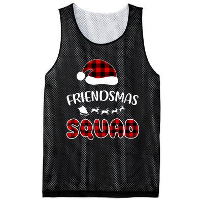 Friendsmas Squad Funny Xmas Light Family Matching Pajamas Mesh Reversible Basketball Jersey Tank