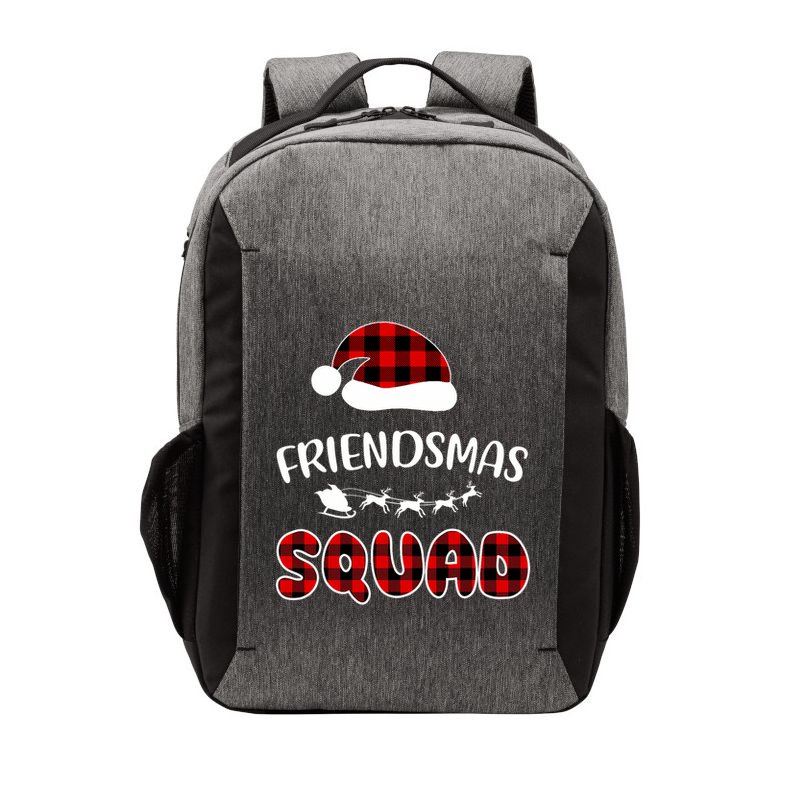 Friendsmas Squad Funny Xmas Light Family Matching Pajamas Vector Backpack