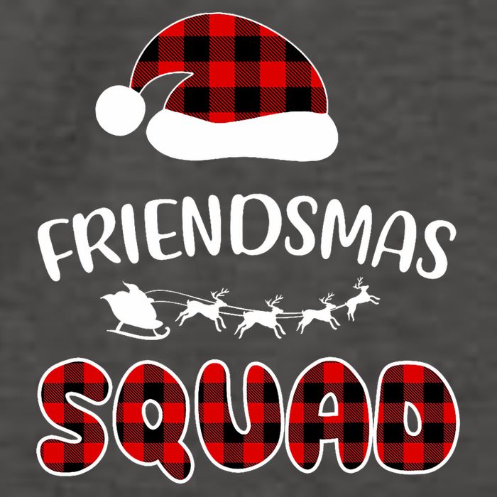 Friendsmas Squad Funny Xmas Light Family Matching Pajamas Vector Backpack