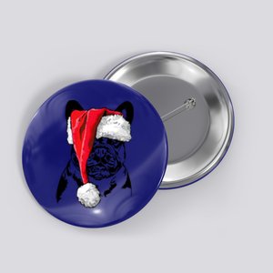 Funny Santa French Bulldog Christmas Dog Frenchie Mom Dog Funny Gift Button