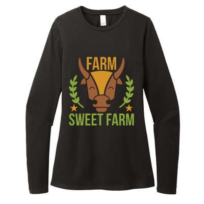 Farm Sweet Farm Womens CVC Long Sleeve Shirt