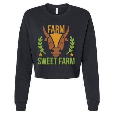 Farm Sweet Farm Cropped Pullover Crew