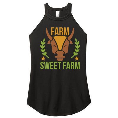 Farm Sweet Farm Women’s Perfect Tri Rocker Tank