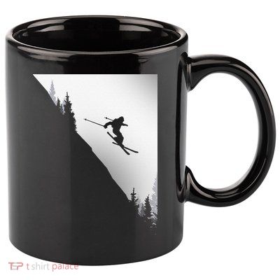 Freestyle Skiing Freeski Winter vintage Sports Skier 11oz C Handle Ceramic Mug