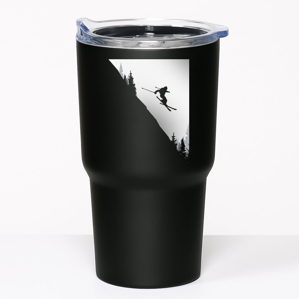 Freestyle Skiing Freeski Winter vintage Sports Skier Tumbler