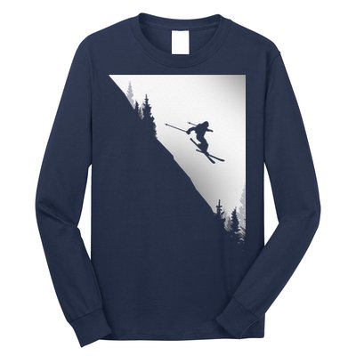 Freestyle Skiing Freeski Winter vintage Sports Skier Long Sleeve Shirt