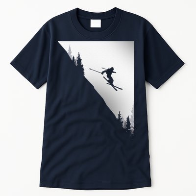 Freestyle Skiing Freeski Winter vintage Sports Skier Tall T-Shirt