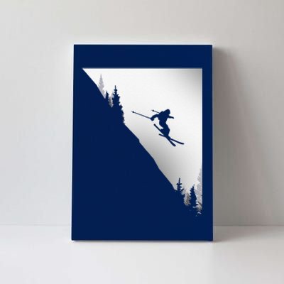 Freestyle Skiing Freeski Winter vintage Sports Skier Canvas