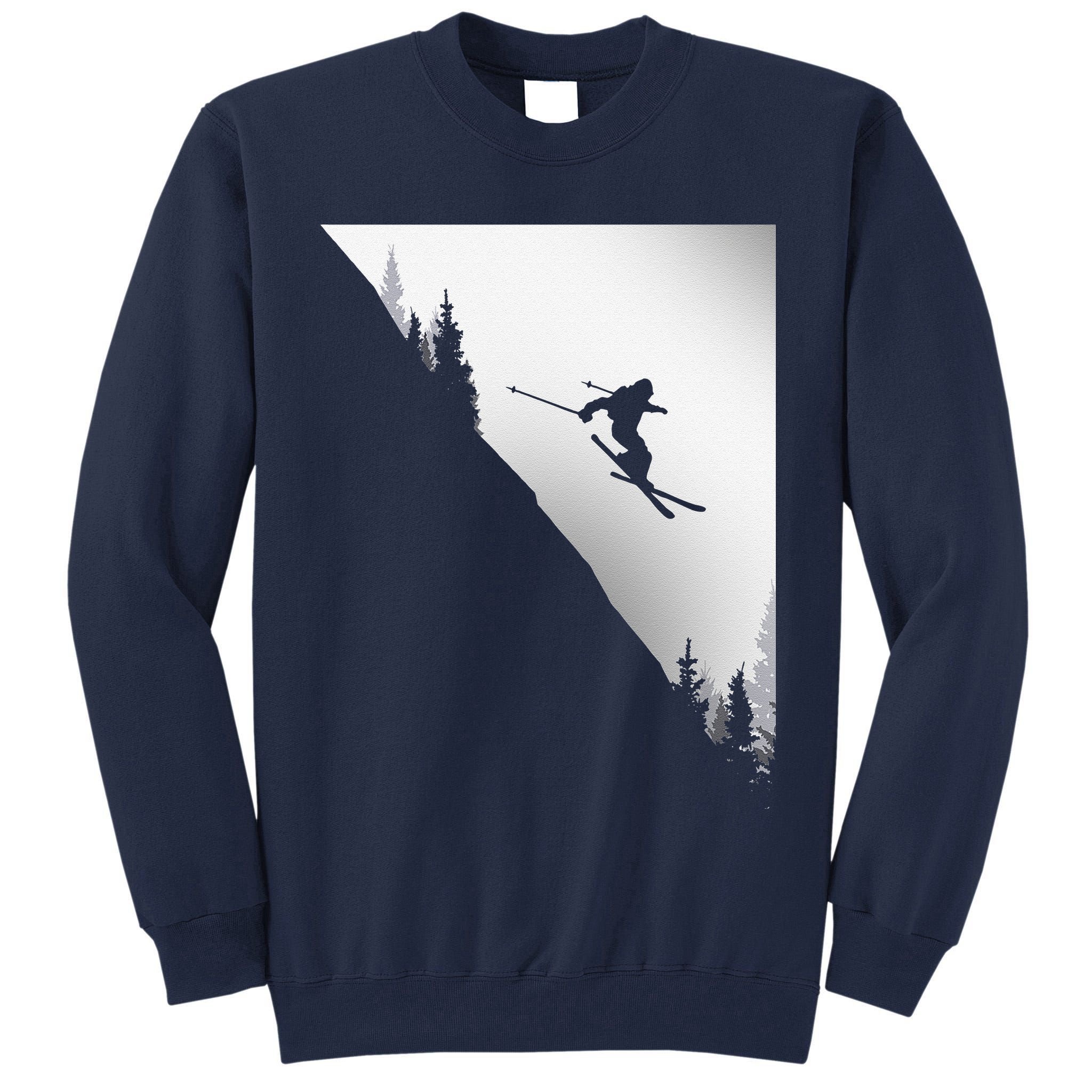 Freestyle Skiing Freeski Winter vintage Sports Skier Tall Sweatshirt