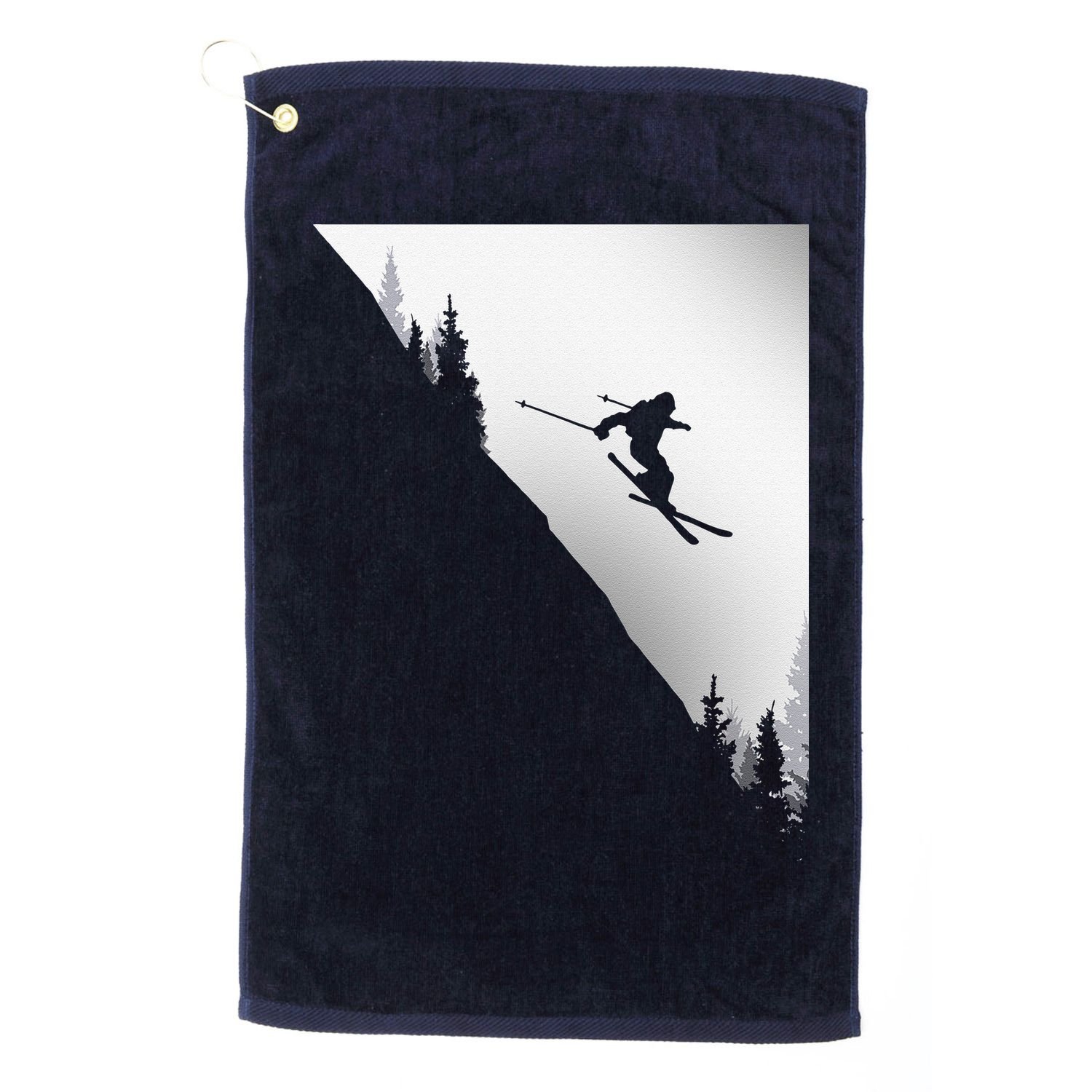Freestyle Skiing Freeski Winter vintage Sports Skier Golf Towel