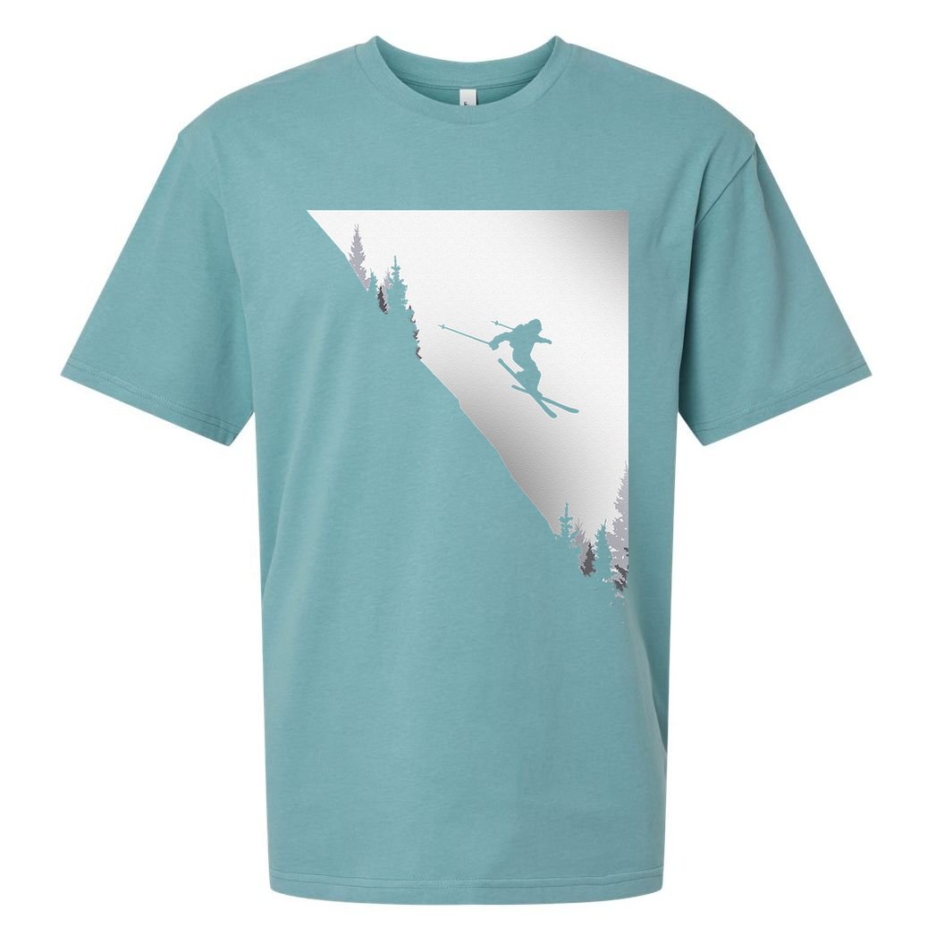 Freestyle Skiing Freeski Winter vintage Sports Skier Sueded Cloud Jersey T-Shirt