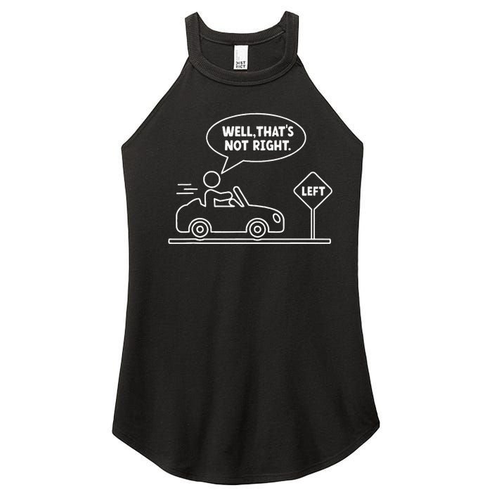 Funny Stick Figures Man Sarcastic Well ThatS Not Right Women's Perfect Tri Rocker Tank