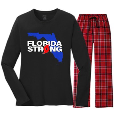 Florida Strong Women's Long Sleeve Flannel Pajama Set 