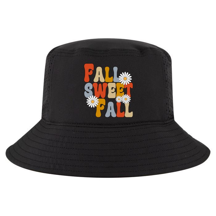 Fall Sweet Fall Retro Flower Cool Comfort Performance Bucket Hat