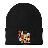 Fall Sweet Fall Retro Flower Beanie
