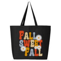 Fall Sweet Fall Retro Flower 25L Jumbo Tote