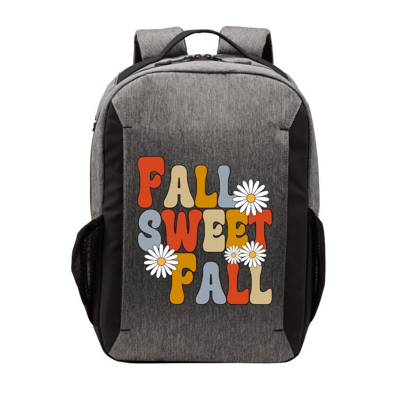 Fall Sweet Fall Retro Flower Vector Backpack