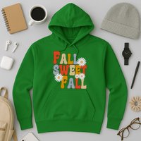 Fall Sweet Fall Retro Flower Hoodie