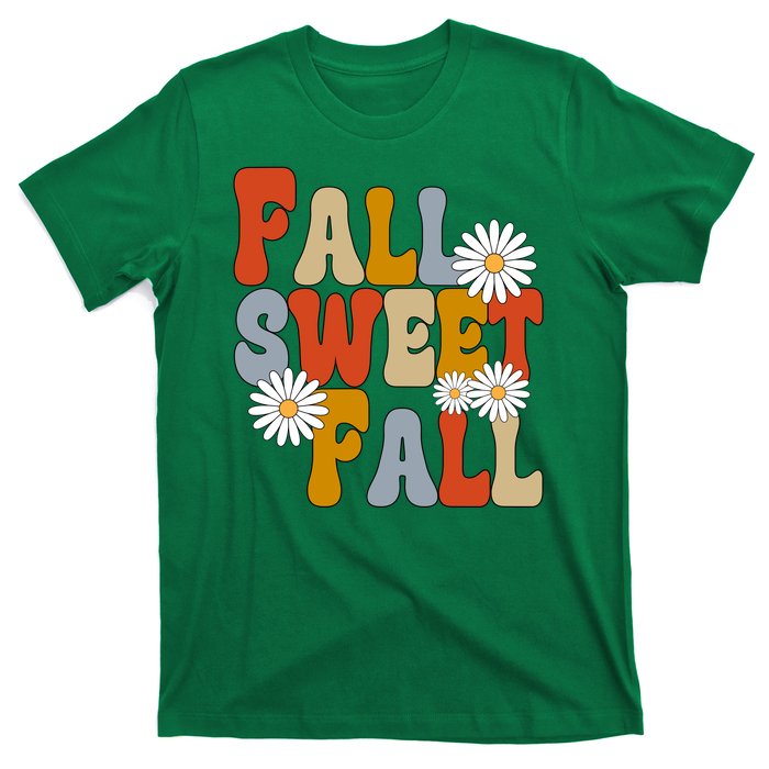 Fall Sweet Fall Retro Flower T-Shirt