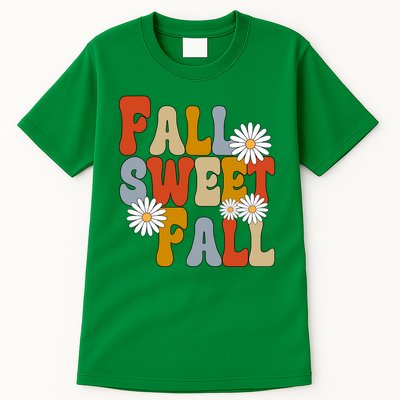 Fall Sweet Fall Retro Flower Tall T-Shirt