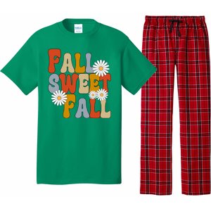 Fall Sweet Fall Retro Flower Pajama Set