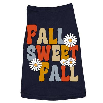 Fall Sweet Fall Retro Flower Doggie Tank