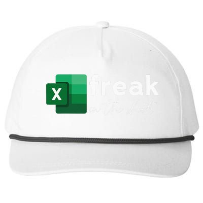 Funny Spreadsheet Freak In The Sheets Accountant Snapback Five-Panel Rope Hat