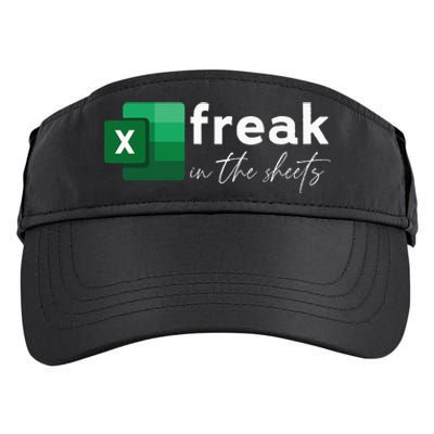 Funny Spreadsheet Freak In The Sheets Accountant Adult Drive Performance Visor