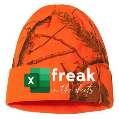 Funny Spreadsheet Freak In The Sheets Accountant Kati Licensed 12" Camo Beanie