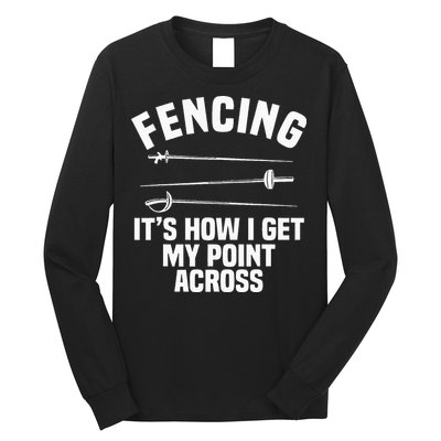 Fencing Sport Fence Foil Epee Sabre Sword Fencer Long Sleeve Shirt