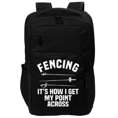 Fencing Sport Fence Foil Epee Sabre Sword Fencer Impact Tech Backpack