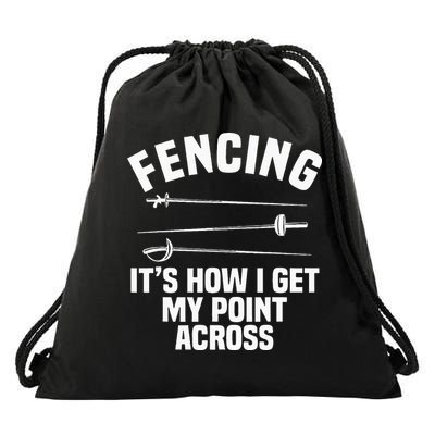 Fencing Sport Fence Foil Epee Sabre Sword Fencer Drawstring Bag