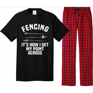 Fencing Sport Fence Foil Epee Sabre Sword Fencer Pajama Set